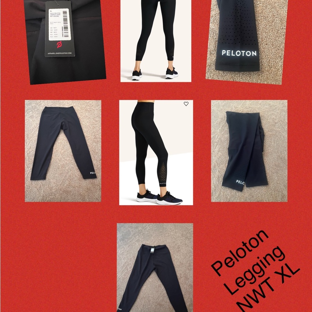 Peloton XL NWT black leggings cadence legging host pick retail 95 - Picture 5 of 17